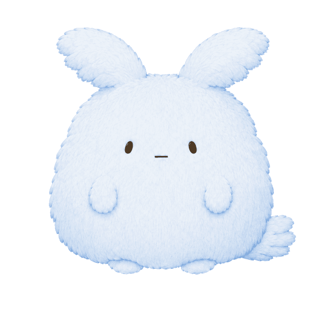 青いウサギ